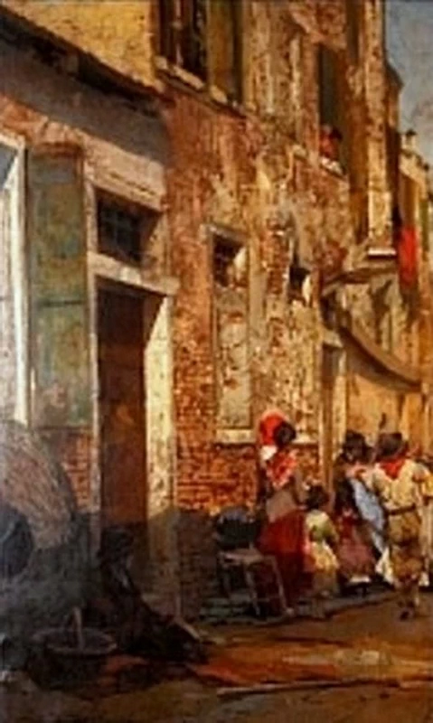 Scena di strada - Museo Nazionale delle Belle Arti (Paraguay)